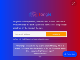 'readtangle.com' screenshot