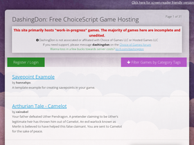 'dashingdon.com' screenshot