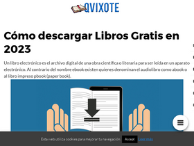 'qvixote2015.es' screenshot