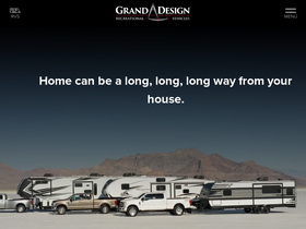 'granddesignrv.com' screenshot