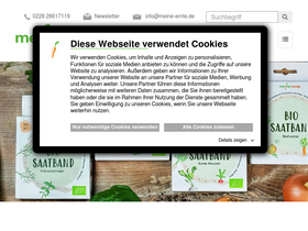 'meine-ernte.de' screenshot