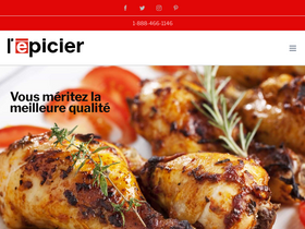 'epicier.ca' screenshot