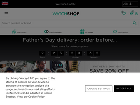 'watchshop.com' screenshot