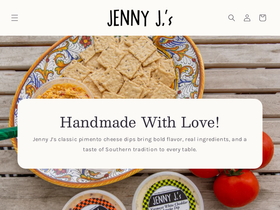 jennyjspimentocheese.com homepage screenshot