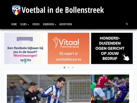 'voetbalindebollenstreek.nl' screenshot