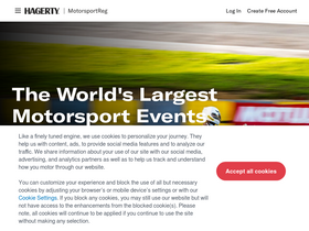 'motorsportreg.com' screenshot