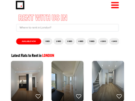 'rentlondonflat.com' screenshot