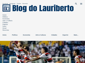 'blogdolauriberto.com' screenshot