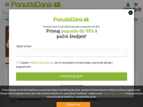 'ponudadana.hr' screenshot