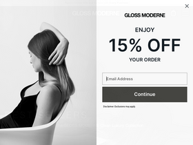 glossmoderne.com homepage screenshot