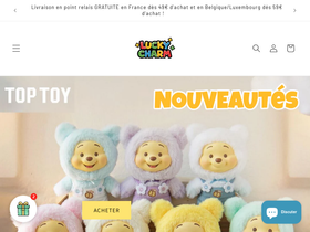 Lucky Charm website screenshot