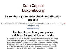 'datocapital.lu' screenshot
