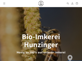 imkerei-hunzinger.ch homepage screenshot