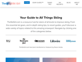 'theskigirl.com' screenshot