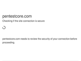 'pentestcore.com' screenshot