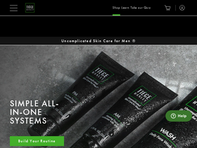 'tiege.com' screenshot