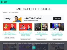 'idownloadcoupon.com' screenshot