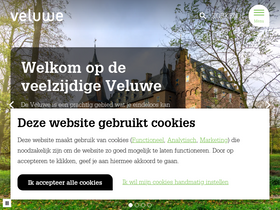 'visitveluwe.nl' screenshot