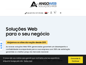 'angoweb.ao' screenshot