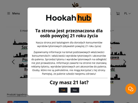 'poznan.hookahhub.store' screenshot