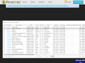 'project-gc.com' screenshot
