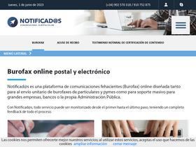 'notificados.com' screenshot
