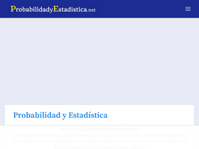 'probabilidadyestadistica.net' screenshot