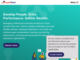 'peoplefluent.com' screenshot