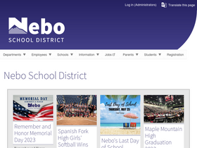 'nebo.edu' screenshot