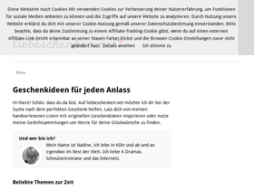 'liebeschenken.net' screenshot