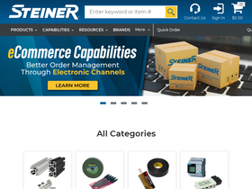 'steinerelectric.com' screenshot