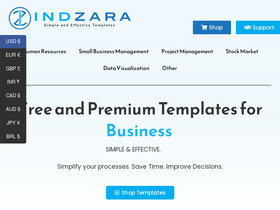 'indzara.com' screenshot