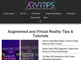 'arvrtips.com' screenshot