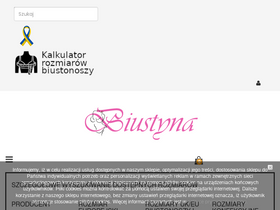 'biustyna.pl' screenshot