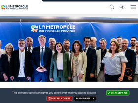 'ampmetropole.fr' screenshot