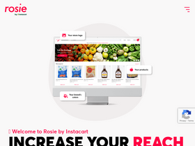 'rosieapp.com' screenshot