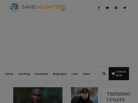 'savedaughters.com' screenshot
