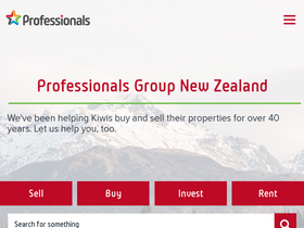 'professionals.co.nz' screenshot