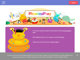 'phonicsplay.co.uk' screenshot