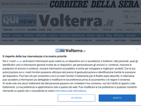 'quinewsvolterra.it' screenshot