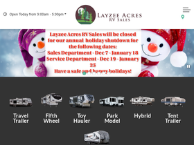 'layzeeacres.com' screenshot