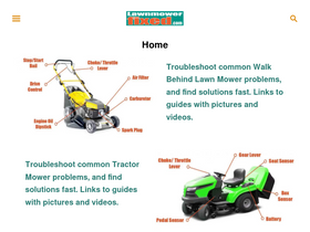 'lawnmowerfixed.com' screenshot