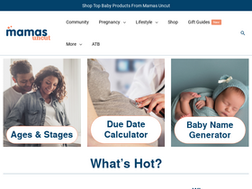 'mamasuncut.com' screenshot