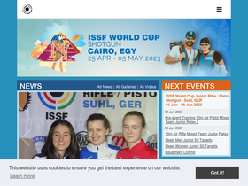 'issf-sports.org' screenshot