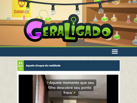 'geraligado.blog.br' screenshot