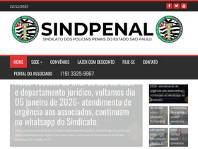 'sindespe.org.br' screenshot