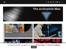 'theaudiophileman.com' screenshot