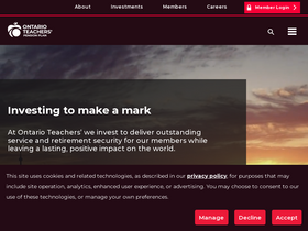 'otpp.com' screenshot