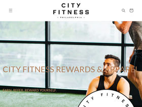 cityfitnessrewards.com homepage screenshot