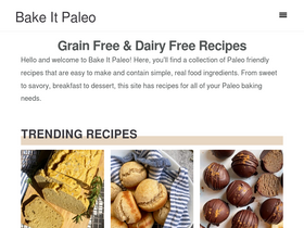 'bakeitpaleo.com' screenshot